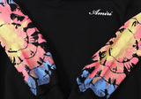 Blusa Amiri Moletom Tie-Dye Full Black & Collors