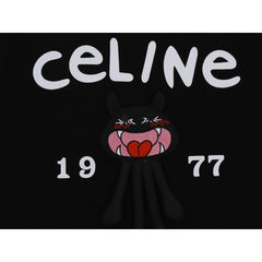 Camiseta Celine Afoordable 1977 Black