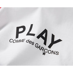 Camiseta Play Comme Des Garçons White