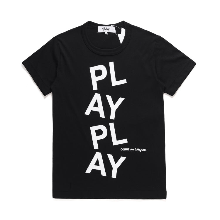 Camiseta Play Comme Des Garçons Black