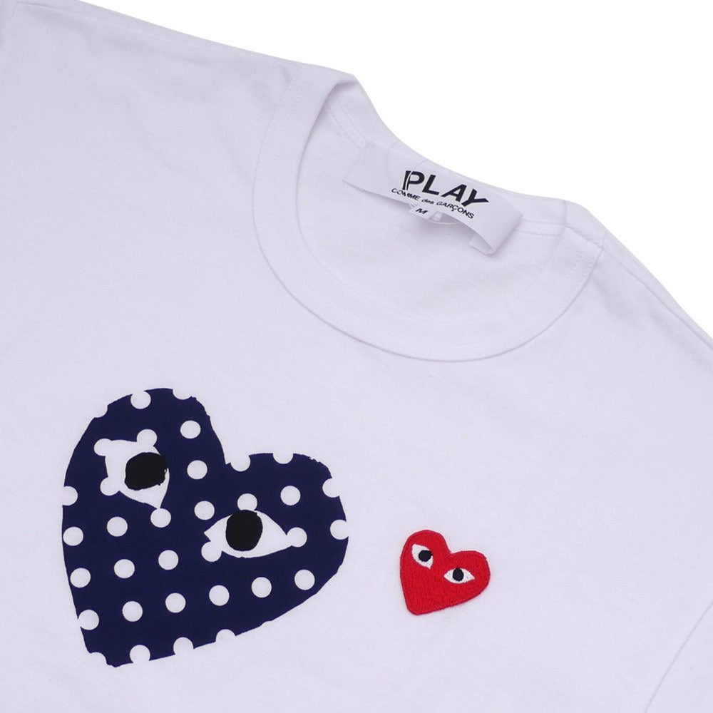 Camiseta Play Comme Des Garçons White