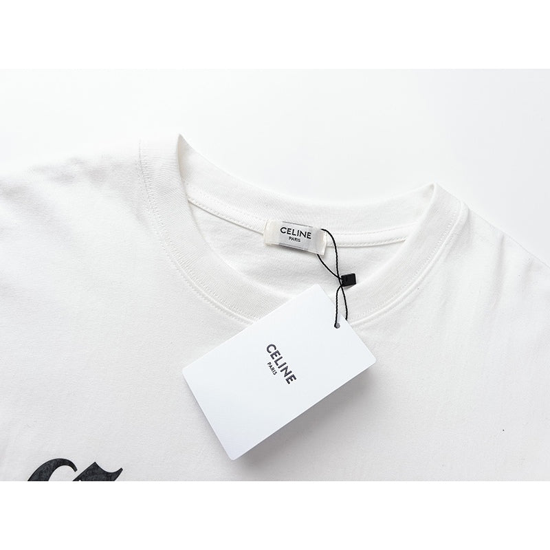 Camiseta Celine Forklift Logobrand White