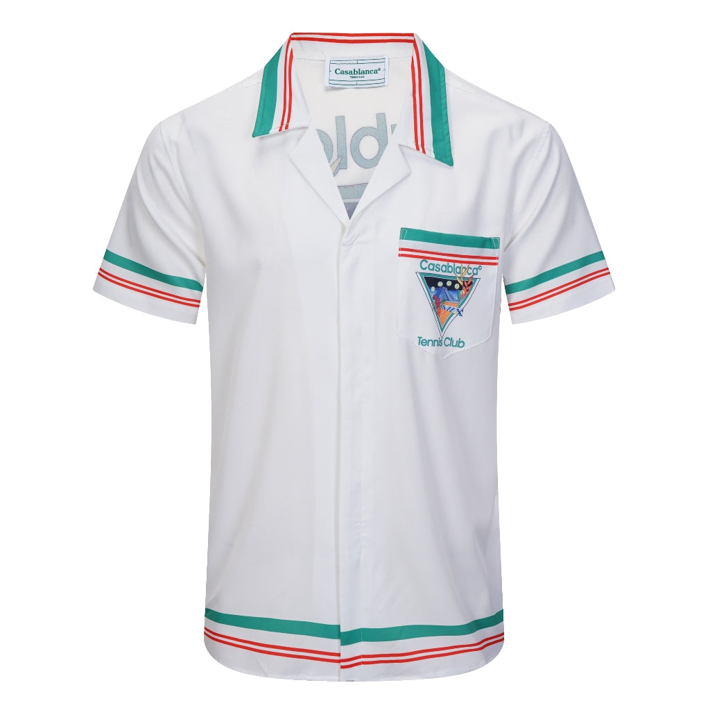 Camisa Casablanca Tennis Club Icon Silk