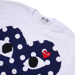 Camiseta Play Comme Des Garçons White