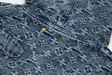 Jaqueta Jeans Louis Vuitton Monogram