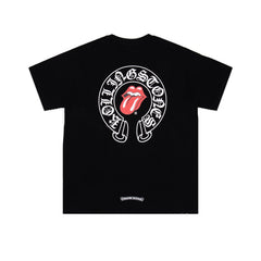 Camiseta Chrome Heart Rolling Stones