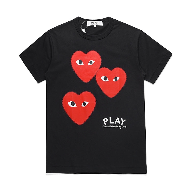 Camiseta Play Comme Des Garçons Black