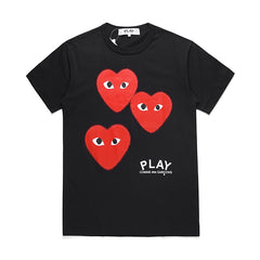 Camiseta Play Comme Des Garçons Black