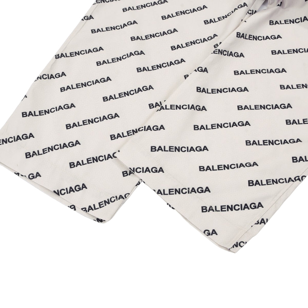 Calça Balenciaga Moletom Logobrand Biege