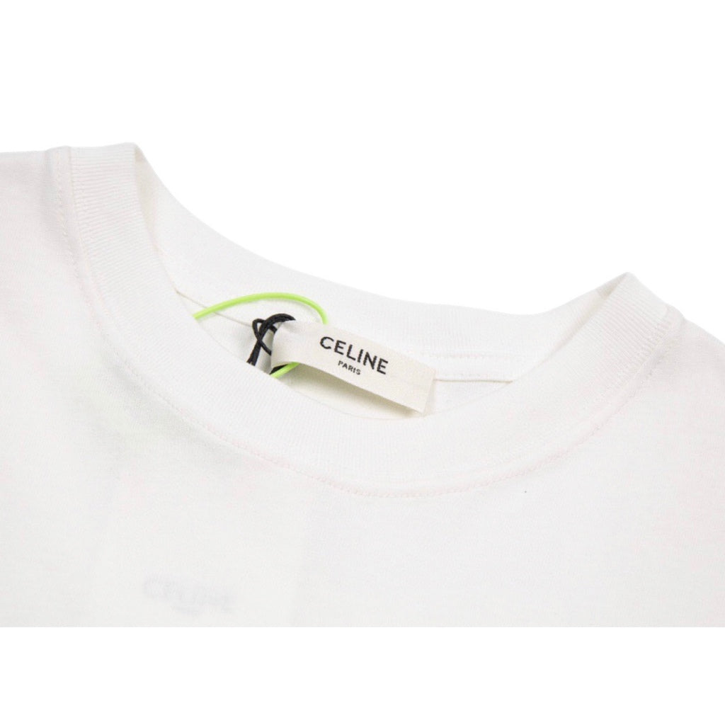 Camiseta Celine Designer Summer White