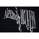 CAMISETA ALEXANDER MCQUEEN LOGOBRAND PRETA