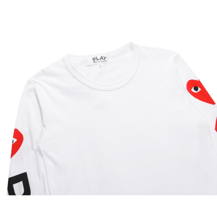 Camiseta Play Comme Des Garçons White Mangalonga