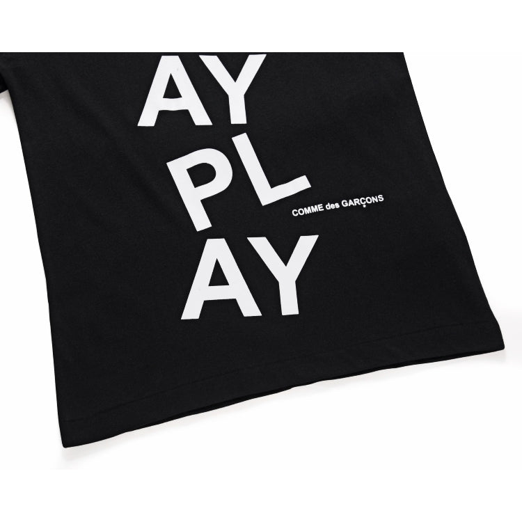 Camiseta Play Comme Des Garçons Black