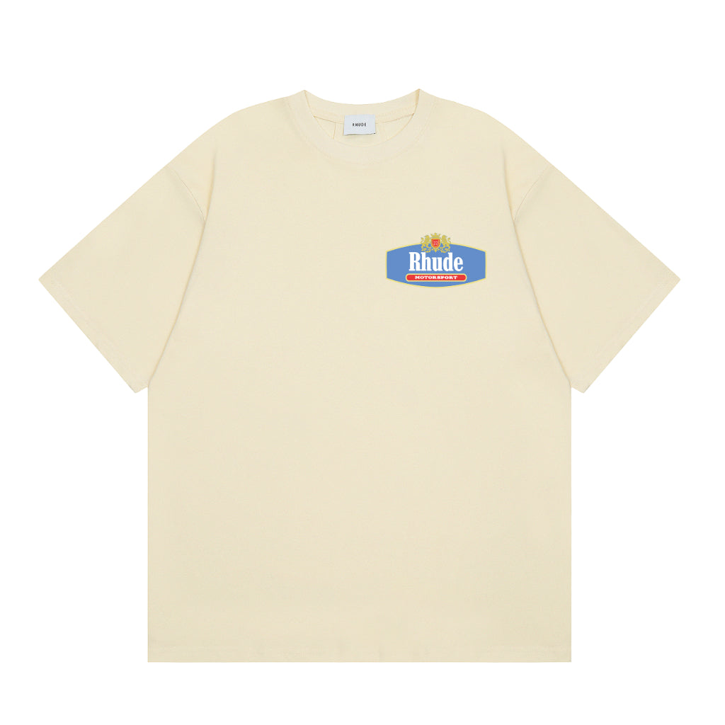 Camiseta Rhude Hops Printed Cream