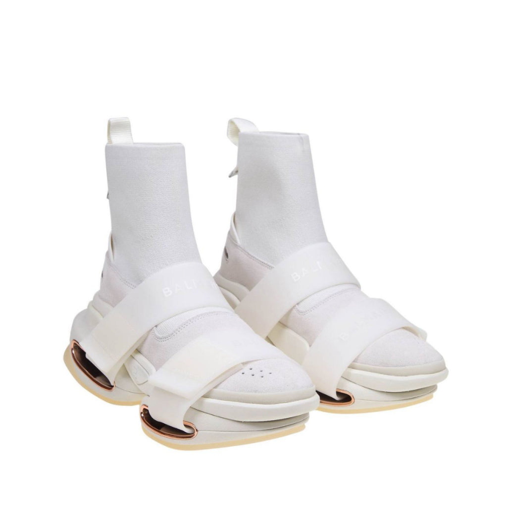 Tênis Balmain B-Bold Sneaker Low-Top White