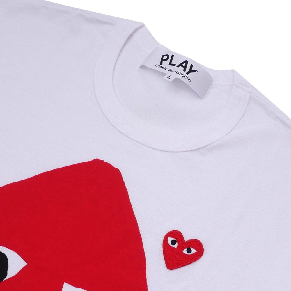 Camiseta Play Comme Des Garçons White