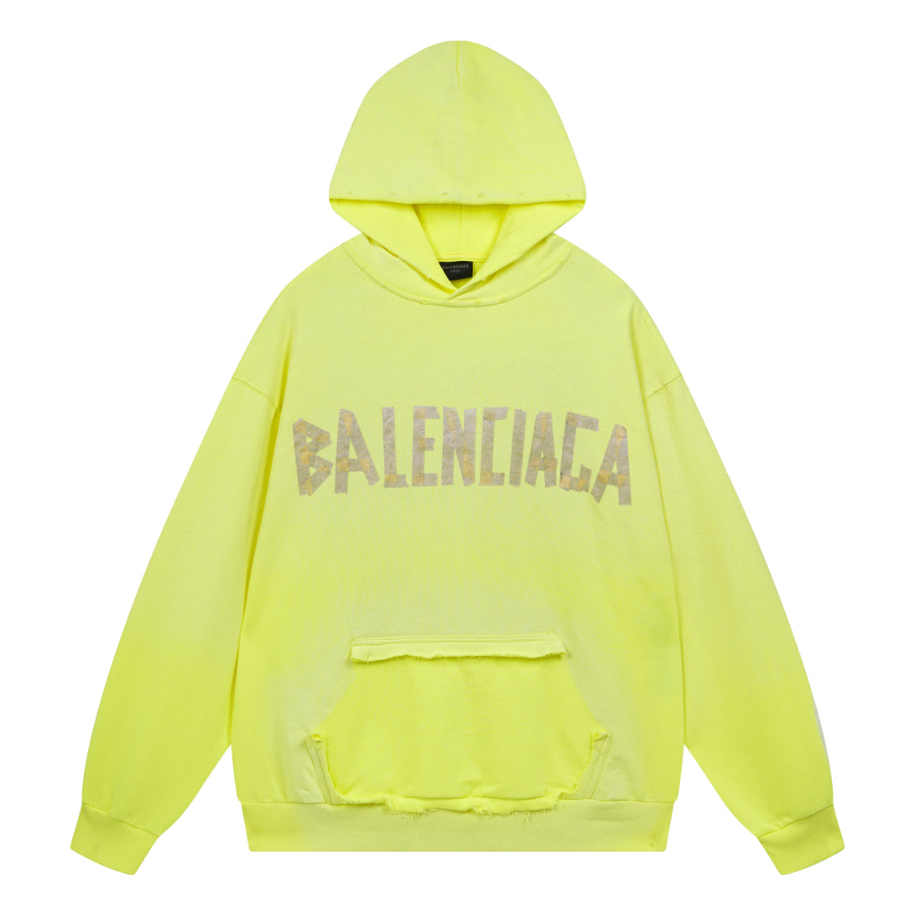 Blusa Balenciaga Stripped Logobrand Green Neon