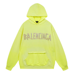 Blusa Balenciaga Stripped Logobrand Green Neon