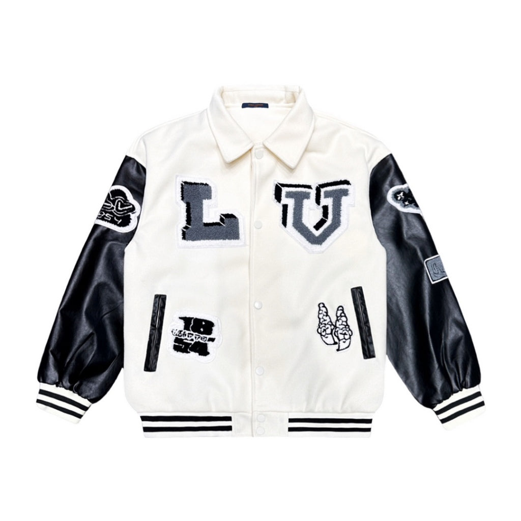 Jaqueta Colegial Louis Vuitton White Men's