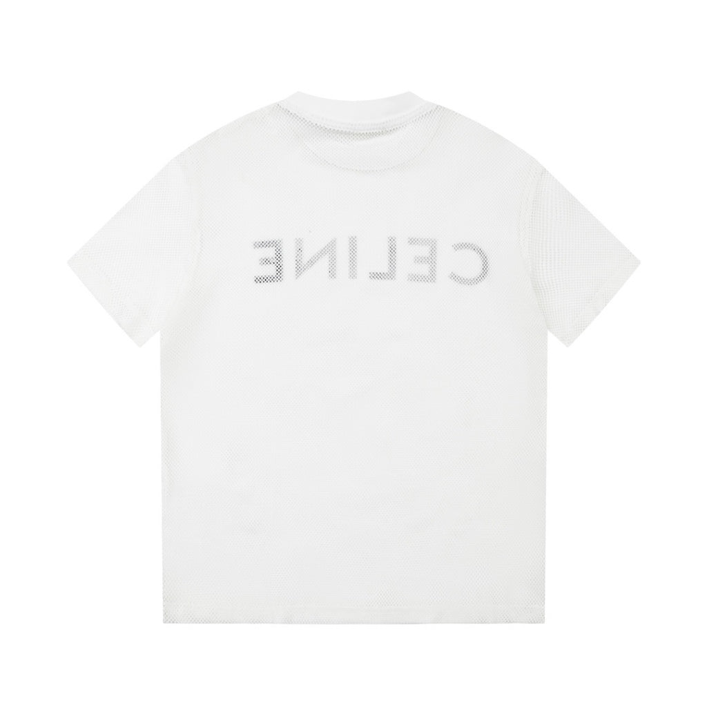 Camiseta Celine Loose Logobrand White