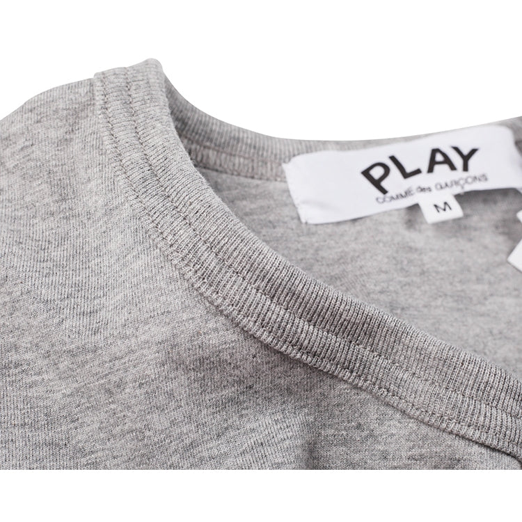 Camiseta Play Comme Des Garçons Gray