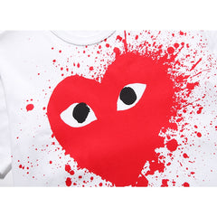 Camiseta Play Comme Des Garçons White