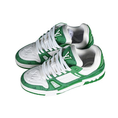 Tênis Louis Vuitton Trainer Skater Sneaker Green