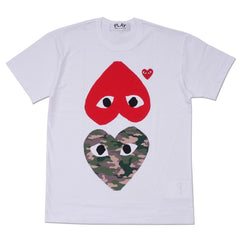 Camiseta Play Comme Des Garçons White