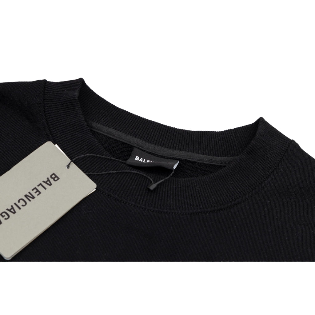 Blusa Balenciaga Layered Sports Round Oversized Black