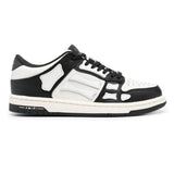 Tênis Amiri Skeleton Sneaker Low-Bot Black & White