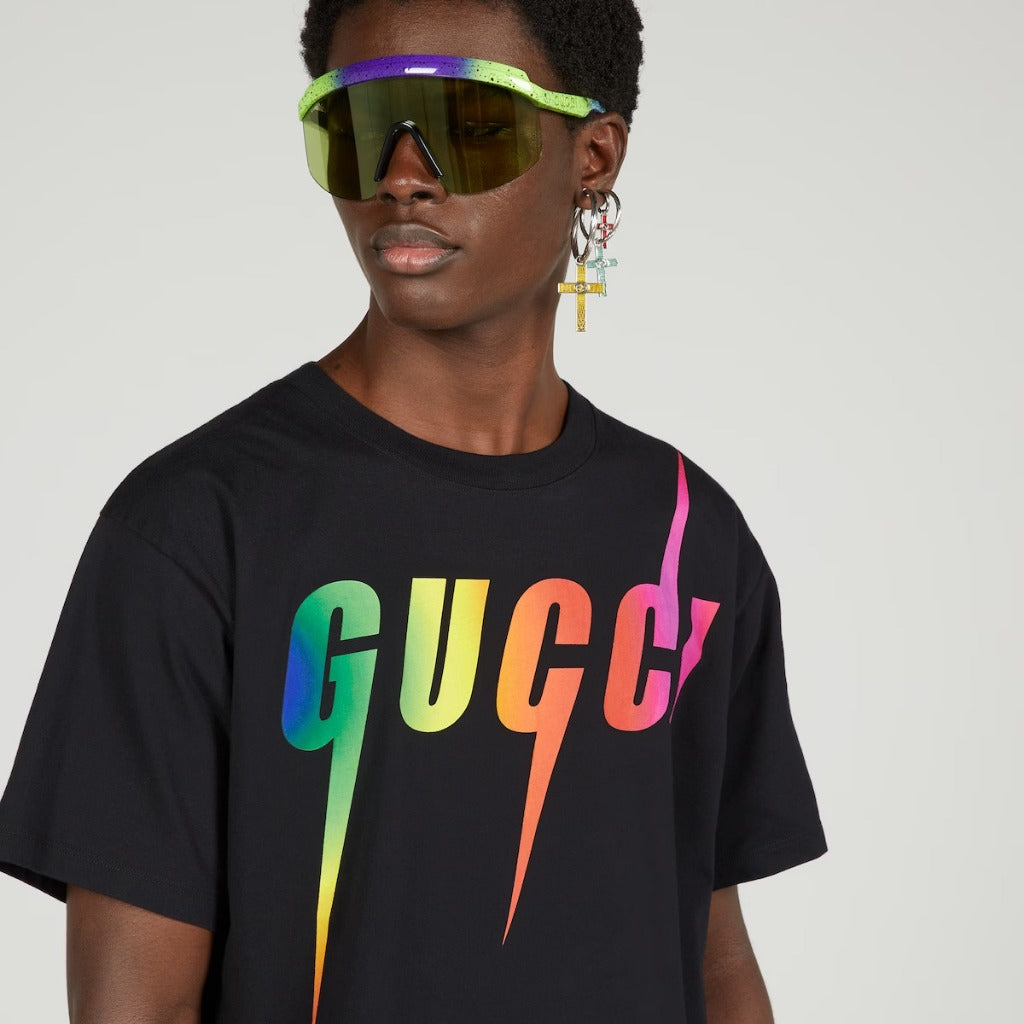 Camiseta Gucci Cotton Blade Print