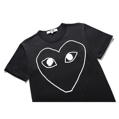 Camiseta Play Comme Des Garçons Black