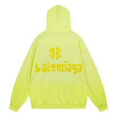 Blusa Balenciaga Stripped Logobrand Green Neon