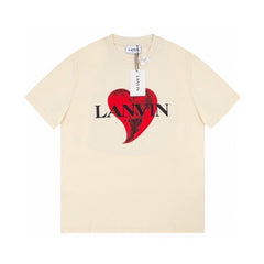 Camiseta Lanvin Heart Logobrand White