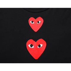 Camiseta Play Comme Des Garçons Black