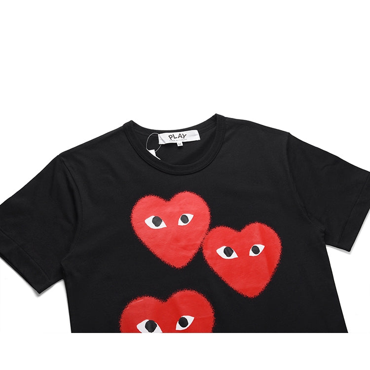 Camiseta Play Comme Des Garçons Black