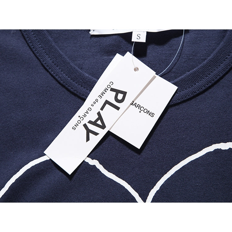 Camiseta Play Comme Des Garçons Blue