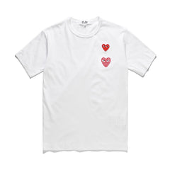 Camiseta Play Comme Des Garçons White