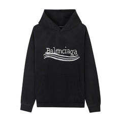 Blusa Balenciaga Moletom Oversized Black