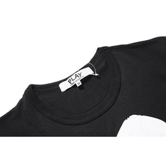 Camiseta Play Comme Des Garçons Black