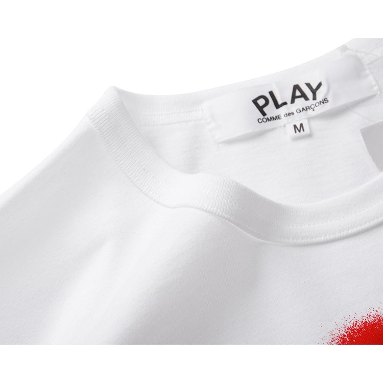 Camiseta Play Comme Des Garçons White