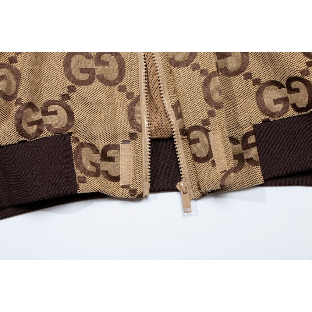 Jaqueta Gucci Jumbo GG Canvas com Zíper