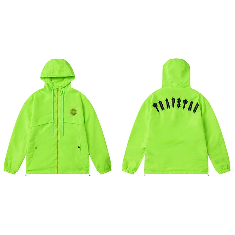 Jaqueta Trapstar Tactel Neon Green