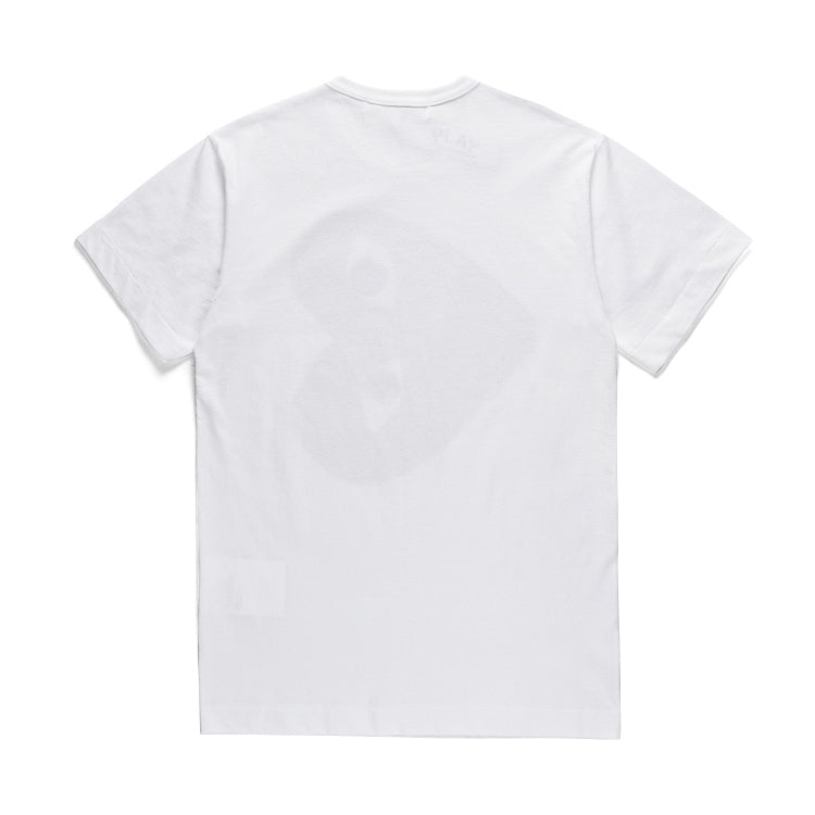 Camiseta Play Comme Des Garçons White