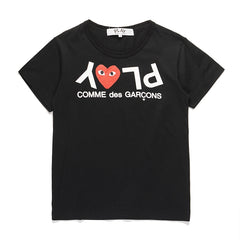 Camiseta Play Comme Des Garçons Black