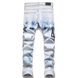 Calça Amiri Jeans Skinny Star Blue