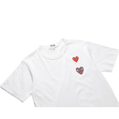 Camiseta Play Comme Des Garçons White