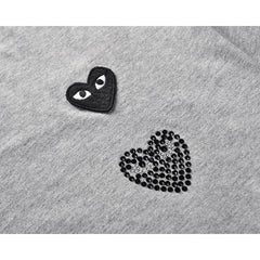 Camiseta Play Comme Des Garçons Gray