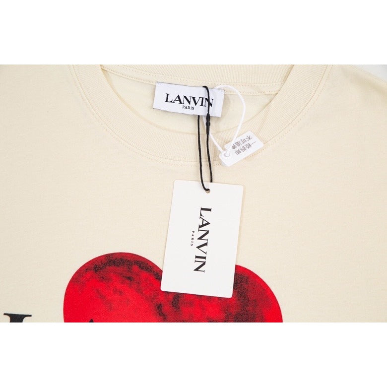 Camiseta Lanvin Heart Logobrand White