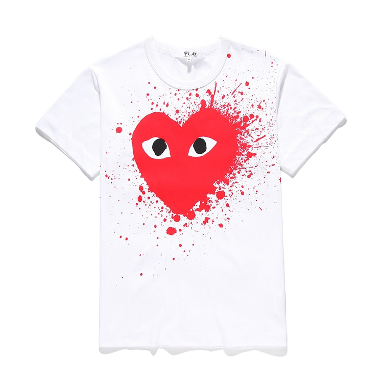 Camiseta Play Comme Des Garçons White